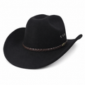 Felt Cowboy Hat with Structured Crown