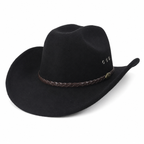 Felt Cowboy Hat with Structured Crown