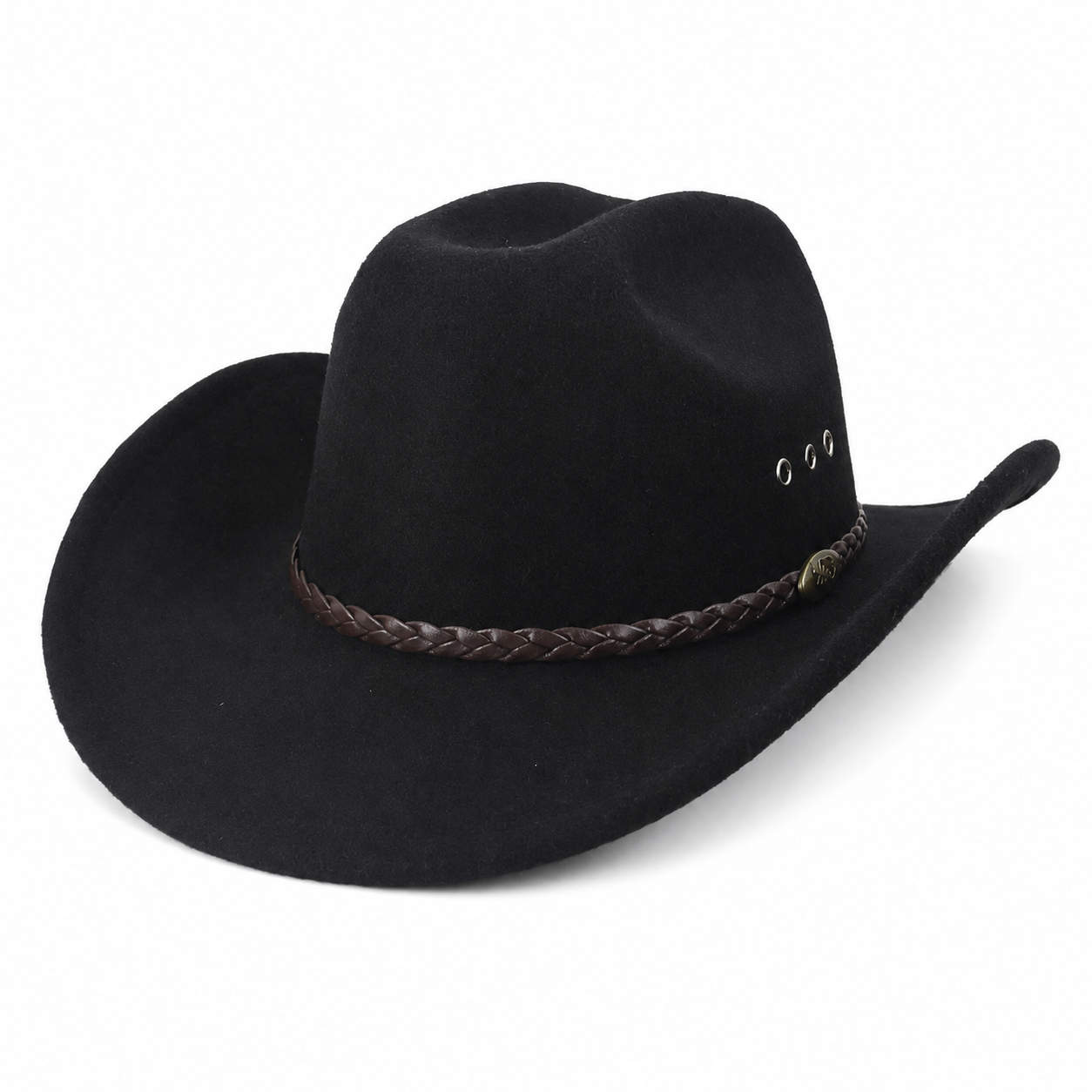 Felt Cowboy Hat with Structured Crown