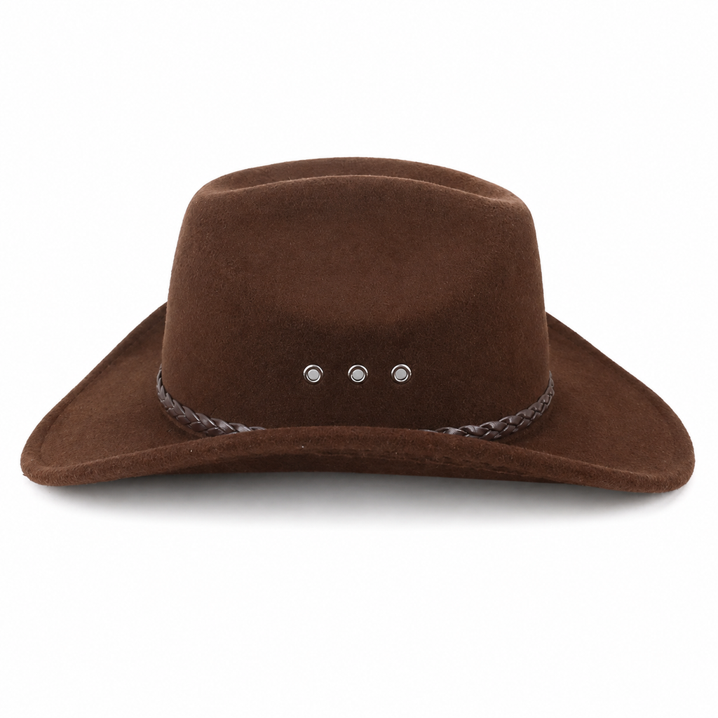 Felt Cowboy Hat with Structured Crown