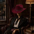 Felt Cowboy Hat with Structured Crown