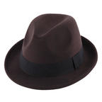 Felt Trilby with Classic Short Brim