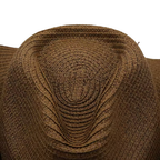 Straw Cowboy Hat with Beaded Band