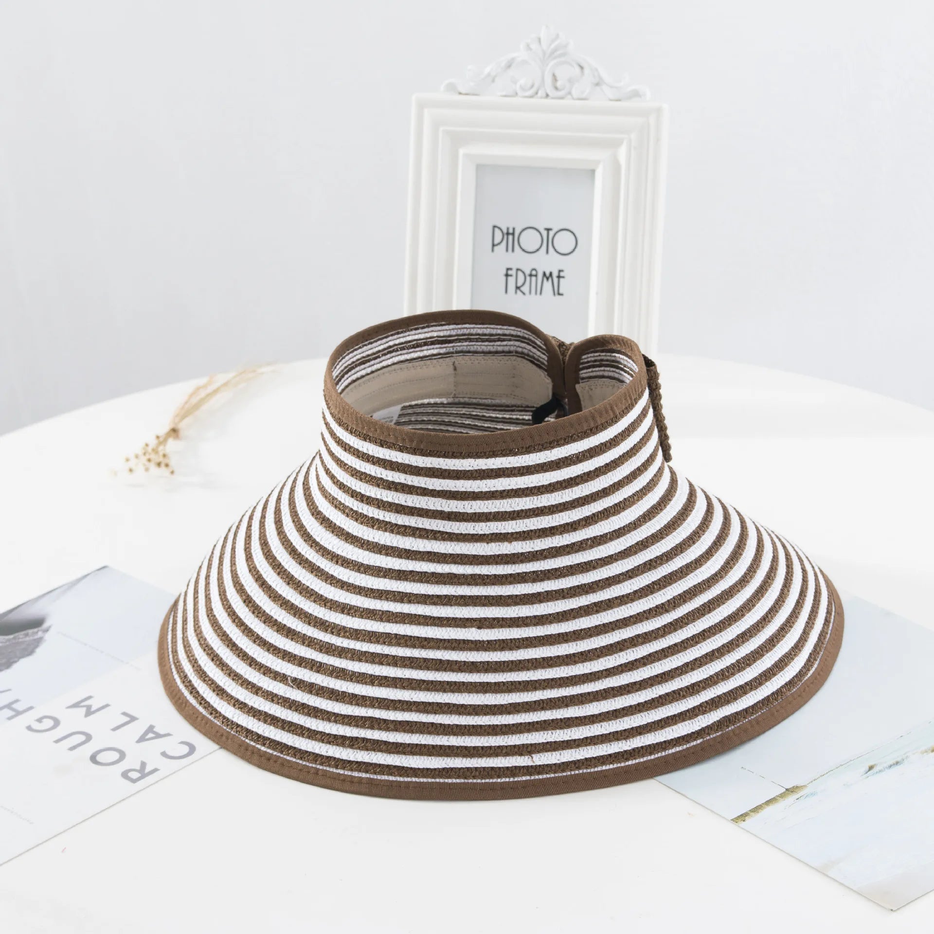 Chosen Foldable Straw Sun Hat, Wide Brim
