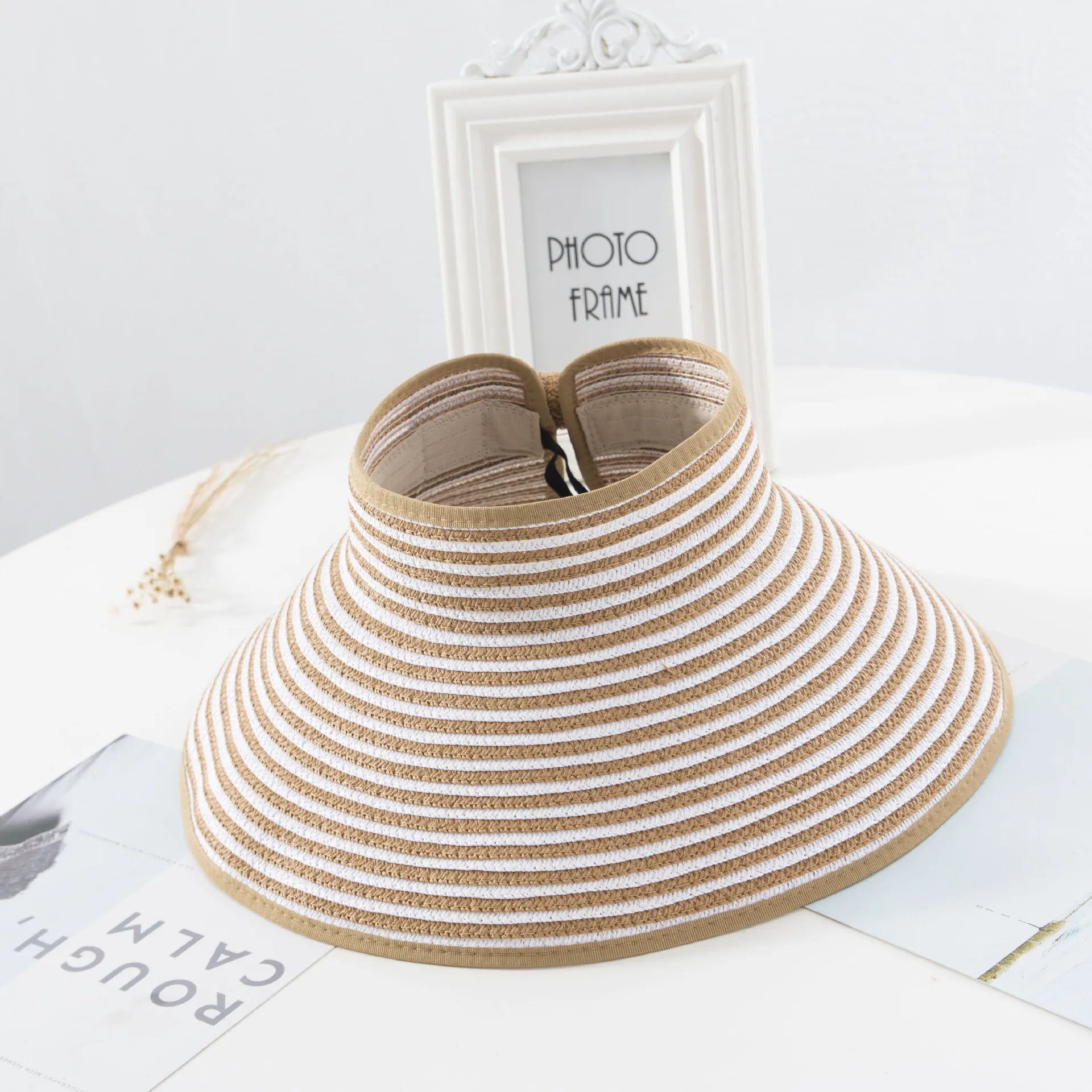Chosen Foldable Straw Sun Hat, Wide Brim