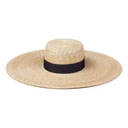 Considered Wide Brim Straw Sun Hat, Oversized