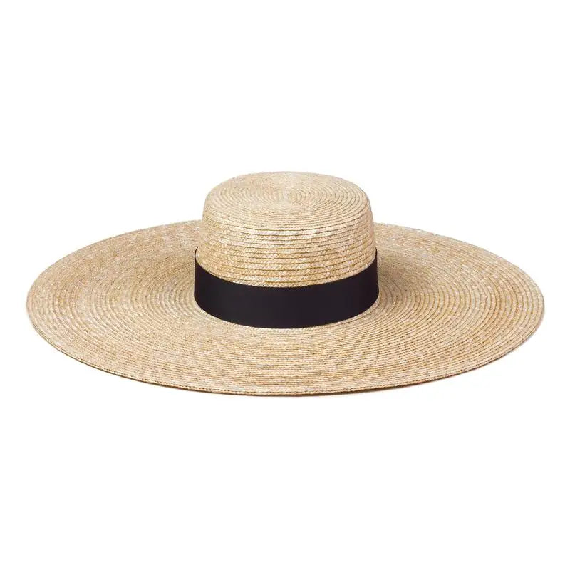 Considered Wide Brim Straw Sun Hat, Oversized