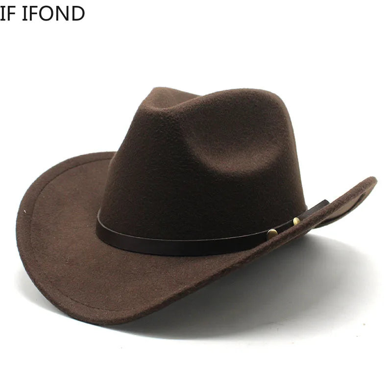Chosen Felt Western Hat, Unisex Wide Brim