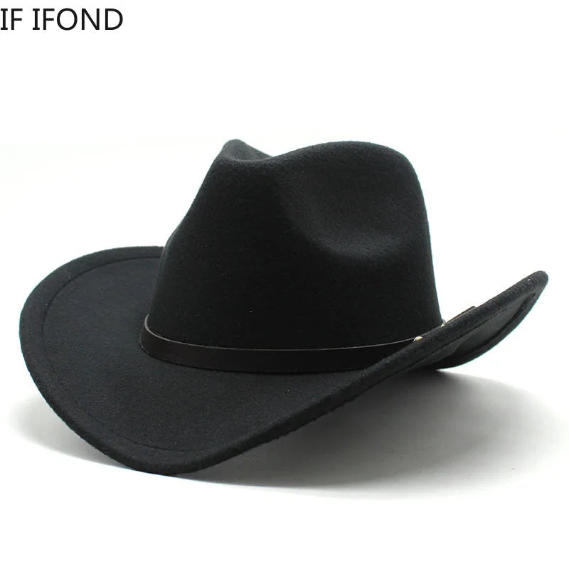 Chosen Felt Western Hat, Unisex Wide Brim