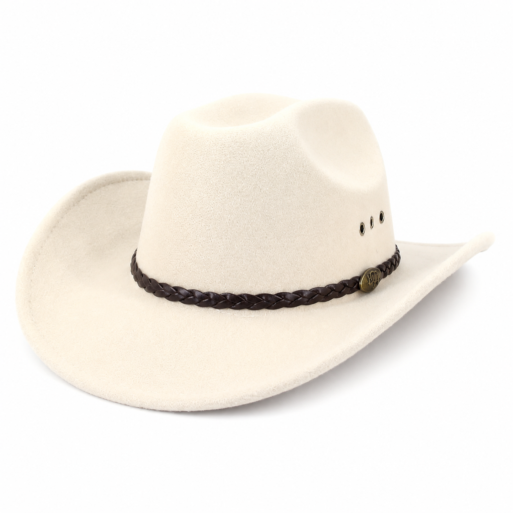 Felt Cowboy Hat with Structured Crown