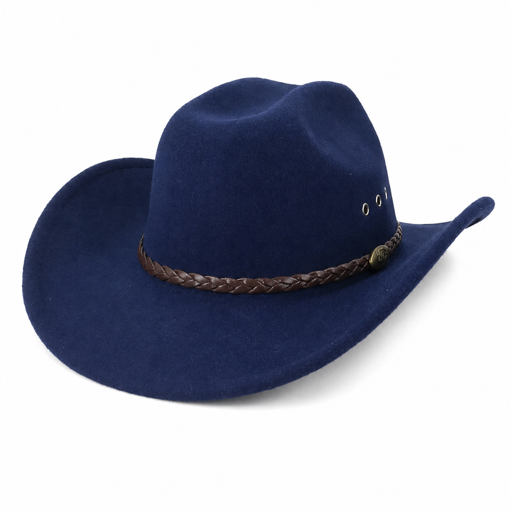 Felt Cowboy Hat with Structured Crown