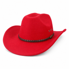 Felt Cowboy Hat with Structured Crown
