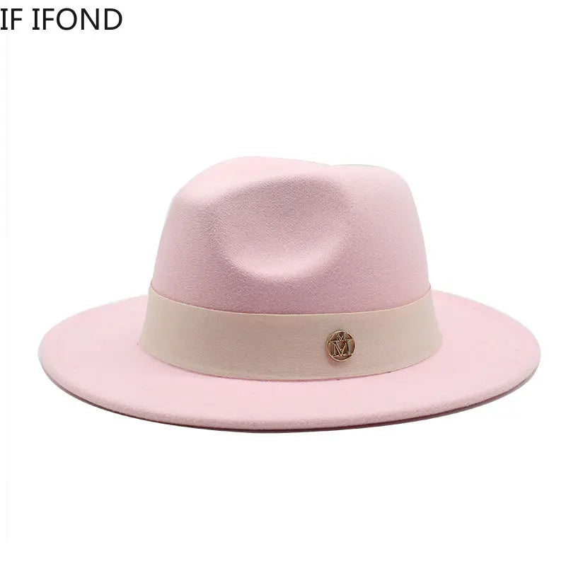 Selected Soft Felt Fedora with Satin Band, Occasion