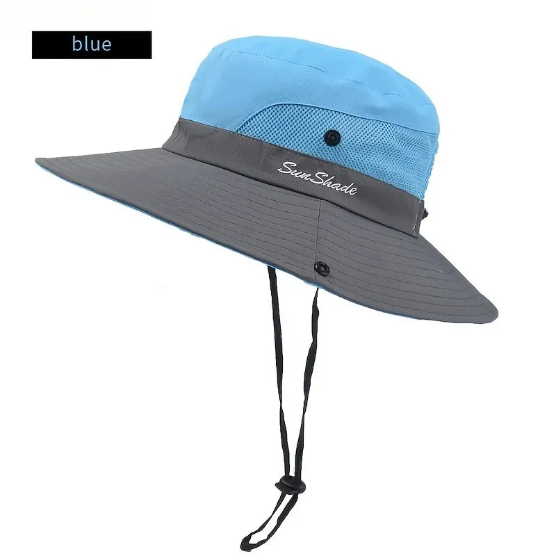 From the Edit – Dual-Tone Sun Hat, Ponytail Hole