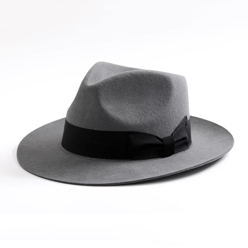 Edit No. 09 – Soft Felt Fedora, Satin-Lined Raw Edge