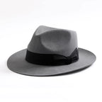 Edit No. 09 – Soft Felt Fedora, Satin-Lined Raw Edge