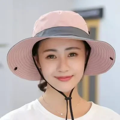 From the Edit – Dual-Tone Sun Hat, Ponytail Hole