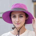 From the Edit – Dual-Tone Sun Hat, Ponytail Hole