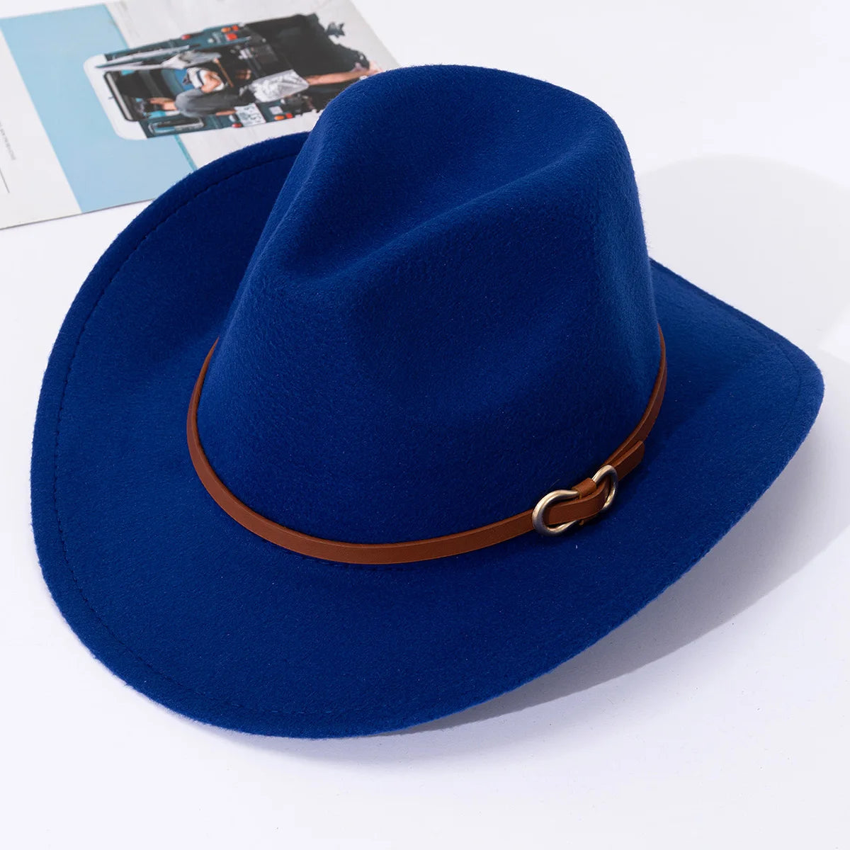 Considered Soft Felt Fedora with Belt Band