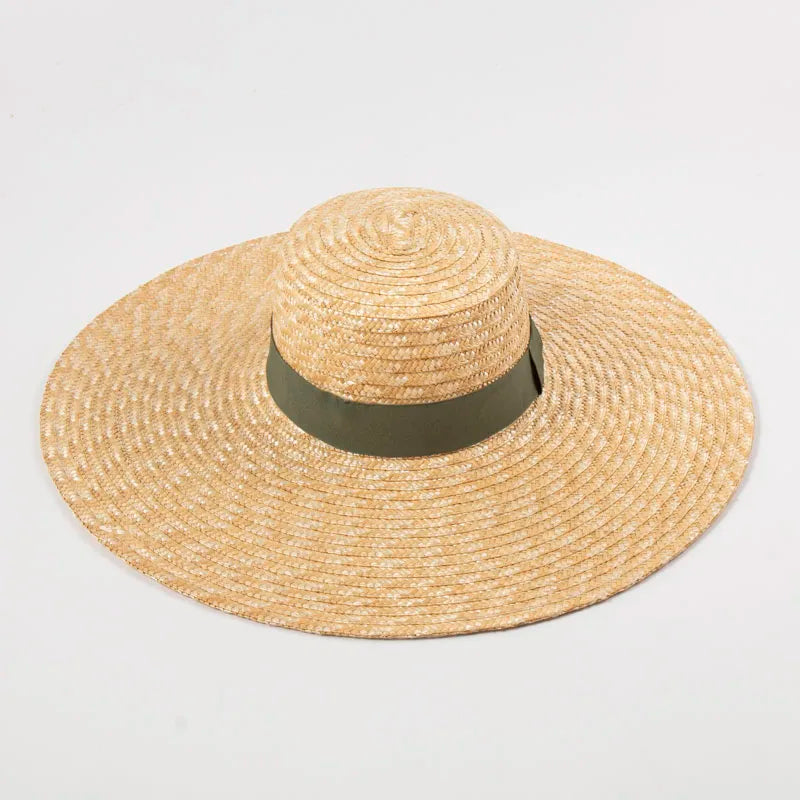 Considered Wide Brim Straw Sun Hat, Oversized