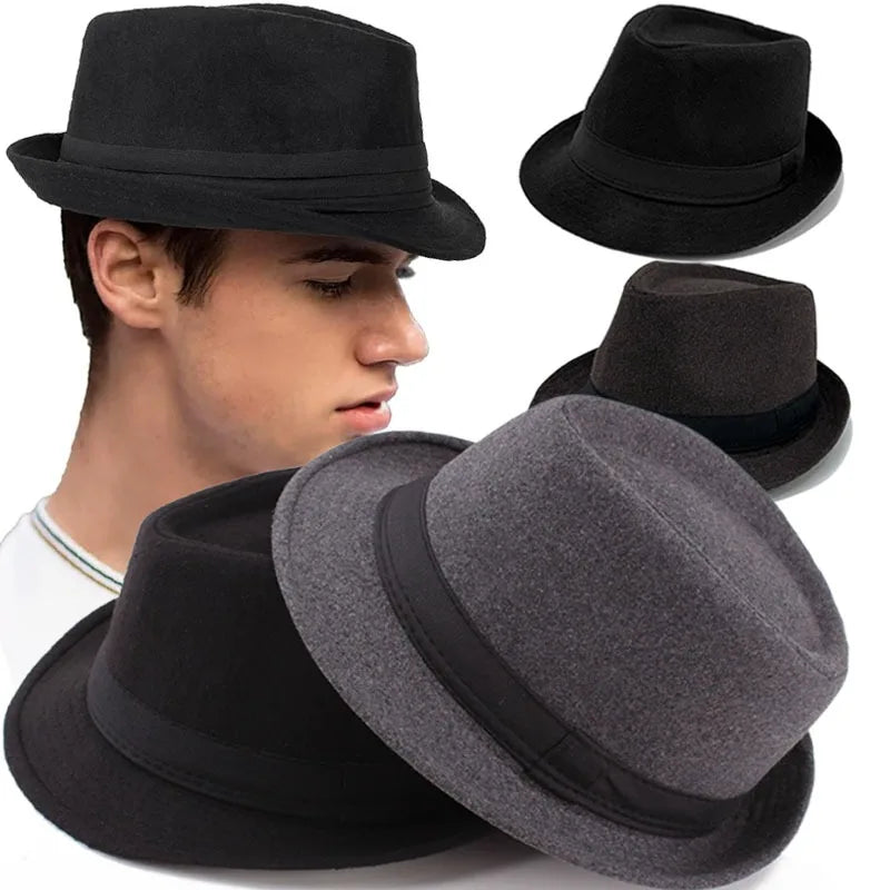 Selected Soft Felt Fedora, Warm Lined for Winter
