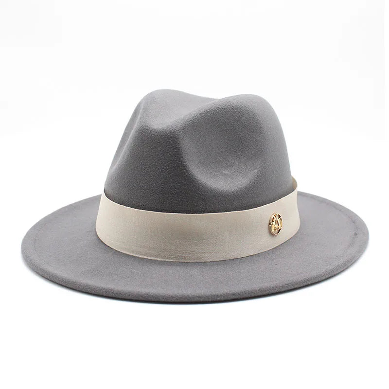 Selected Soft Felt Fedora with Satin Band, Occasion