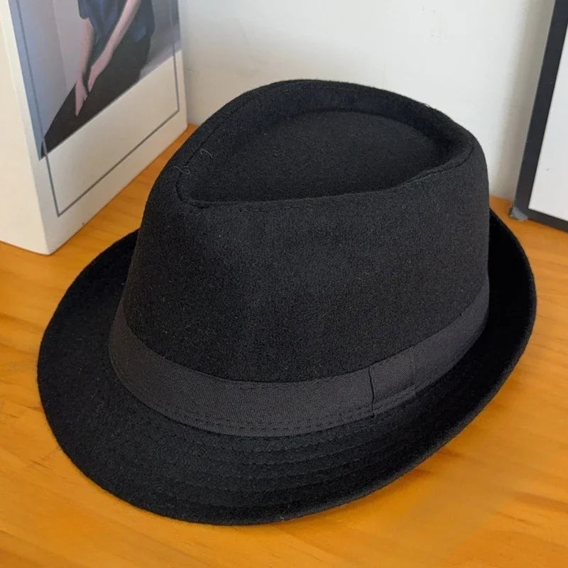 Selected Soft Felt Fedora, Warm Lined for Winter