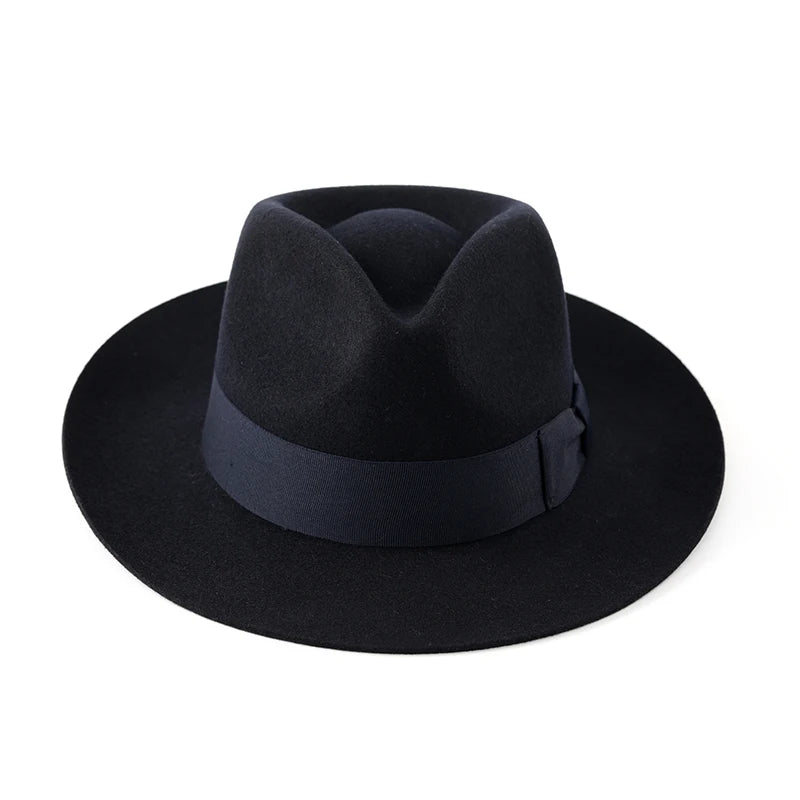 Edit No. 09 – Soft Felt Fedora, Satin-Lined Raw Edge