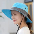 From the Edit – Dual-Tone Sun Hat, Ponytail Hole
