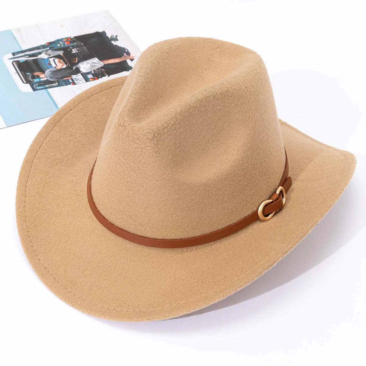 Considered Soft Felt Fedora with Belt Band