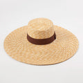 Considered Wide Brim Straw Sun Hat, Oversized