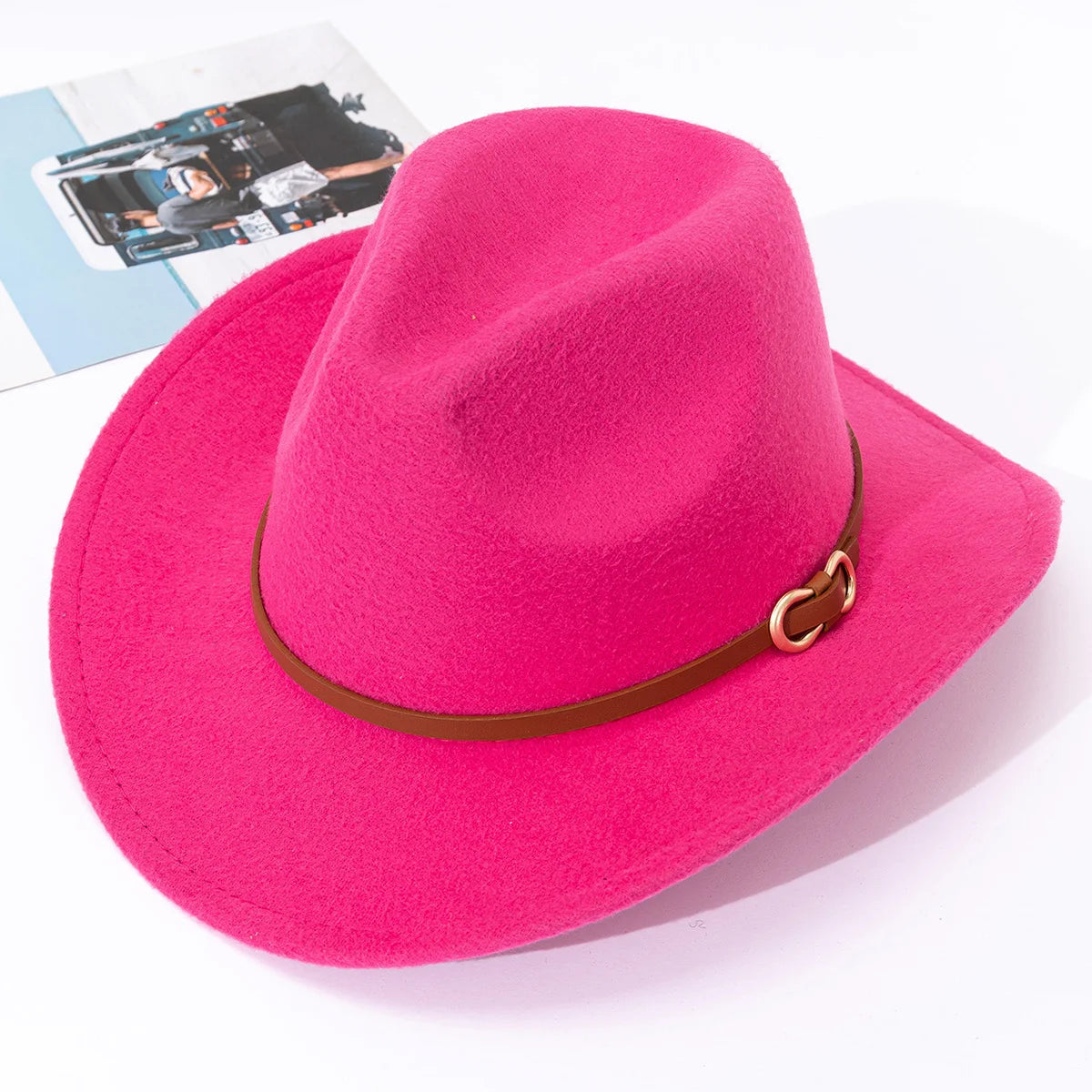 Considered Soft Felt Fedora with Belt Band