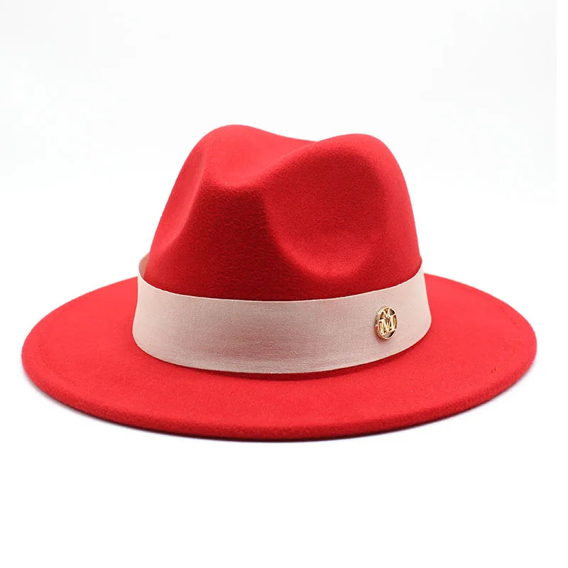 Selected Soft Felt Fedora with Satin Band, Occasion