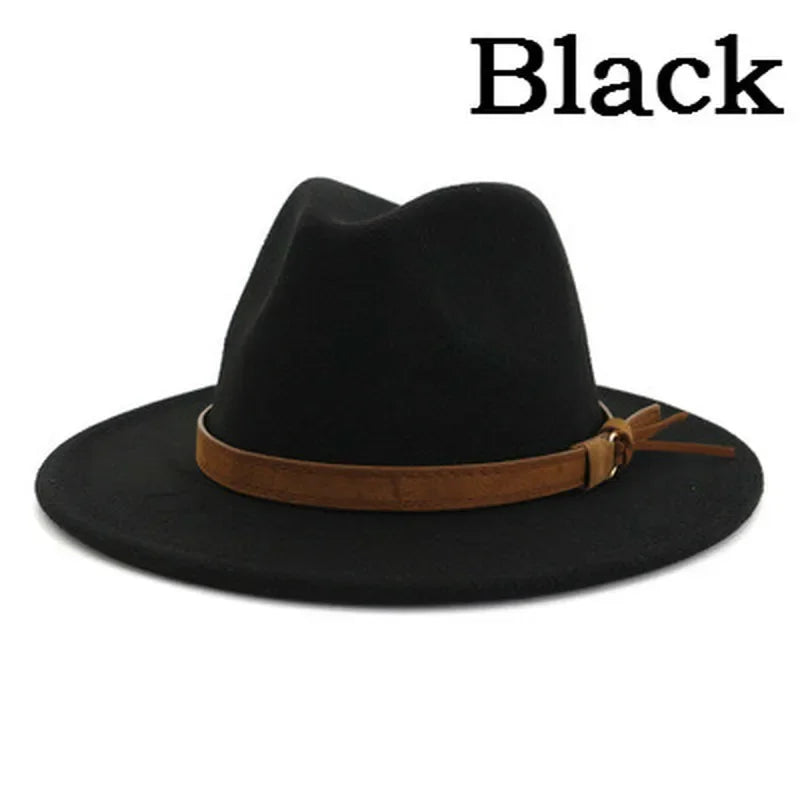 Selected Soft Felt Fedora, Wide Curled Brim