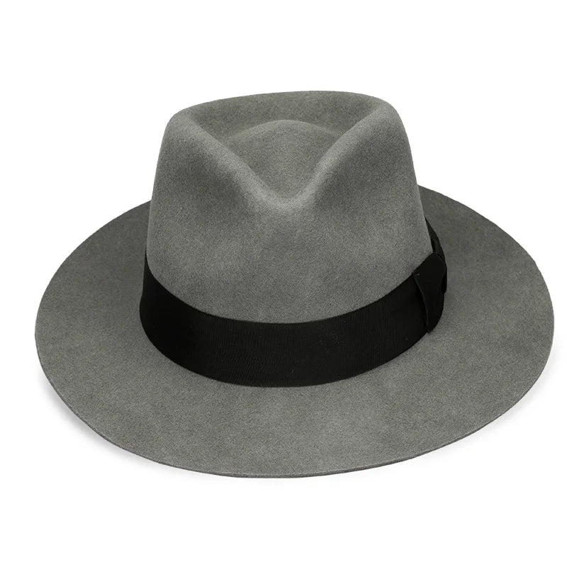 Edit No. 09 – Soft Felt Fedora, Satin-Lined Raw Edge