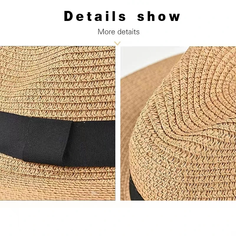 Considered Natural Straw Sun Hat, UV Wide Brim