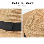 Considered Natural Straw Sun Hat, UV Wide Brim