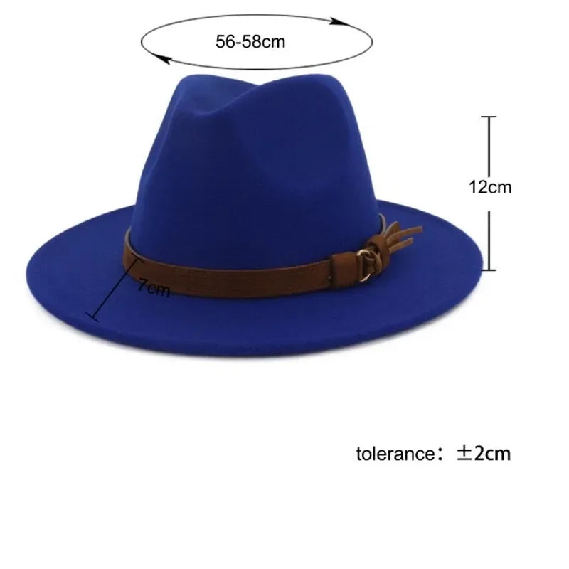 Selected Soft Felt Fedora, Wide Curled Brim