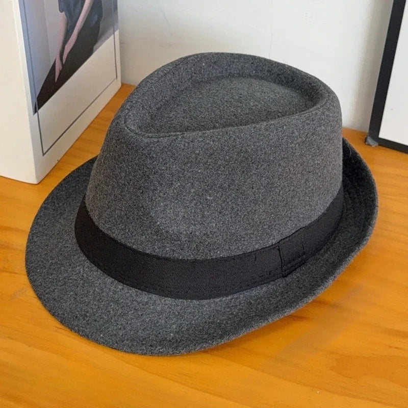 Selected Soft Felt Fedora, Warm Lined for Winter