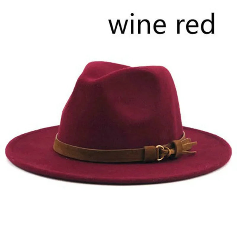 Selected Soft Felt Fedora, Wide Curled Brim