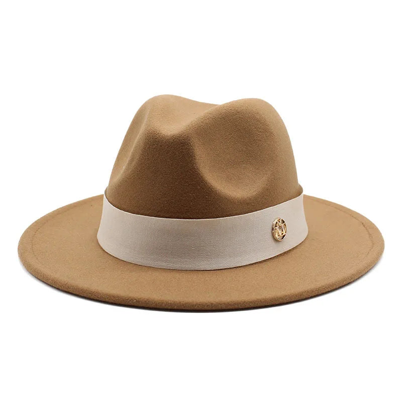 Selected Soft Felt Fedora with Satin Band, Occasion