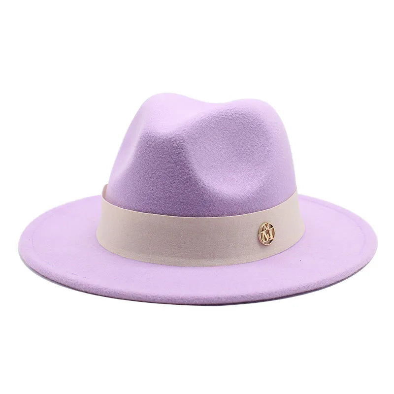 Selected Soft Felt Fedora with Satin Band, Occasion