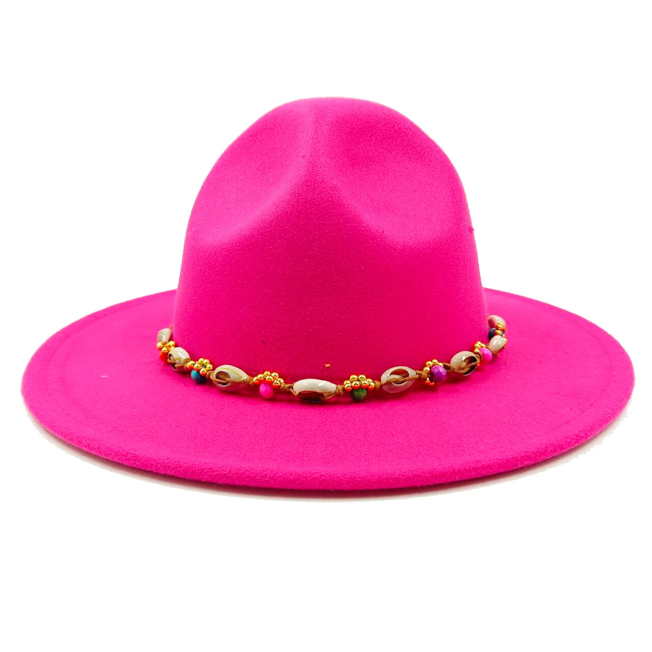 Selected Faux Suede Fedora, Wide Brim Elegant