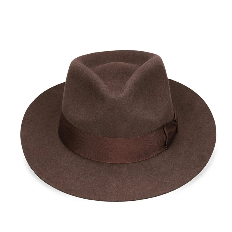 Edit No. 09 – Soft Felt Fedora, Satin-Lined Raw Edge