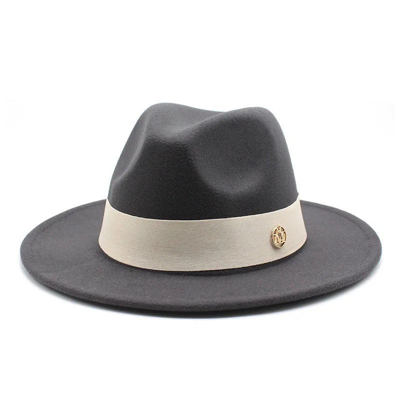 Selected Soft Felt Fedora with Satin Band, Occasion