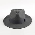 Edit No. 09 – Soft Felt Fedora, Satin-Lined Raw Edge