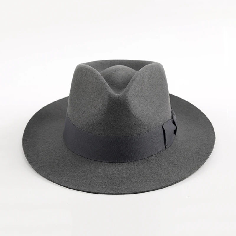 Edit No. 09 – Soft Felt Fedora, Satin-Lined Raw Edge