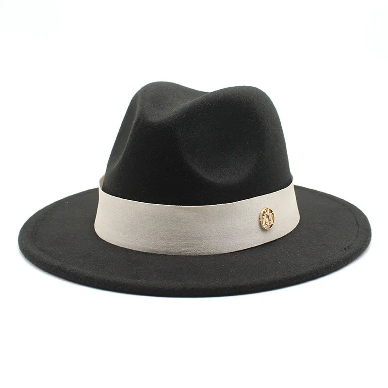 Selected Soft Felt Fedora with Satin Band, Occasion