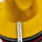 Selected Faux Suede Fedora, Wide Brim Elegant
