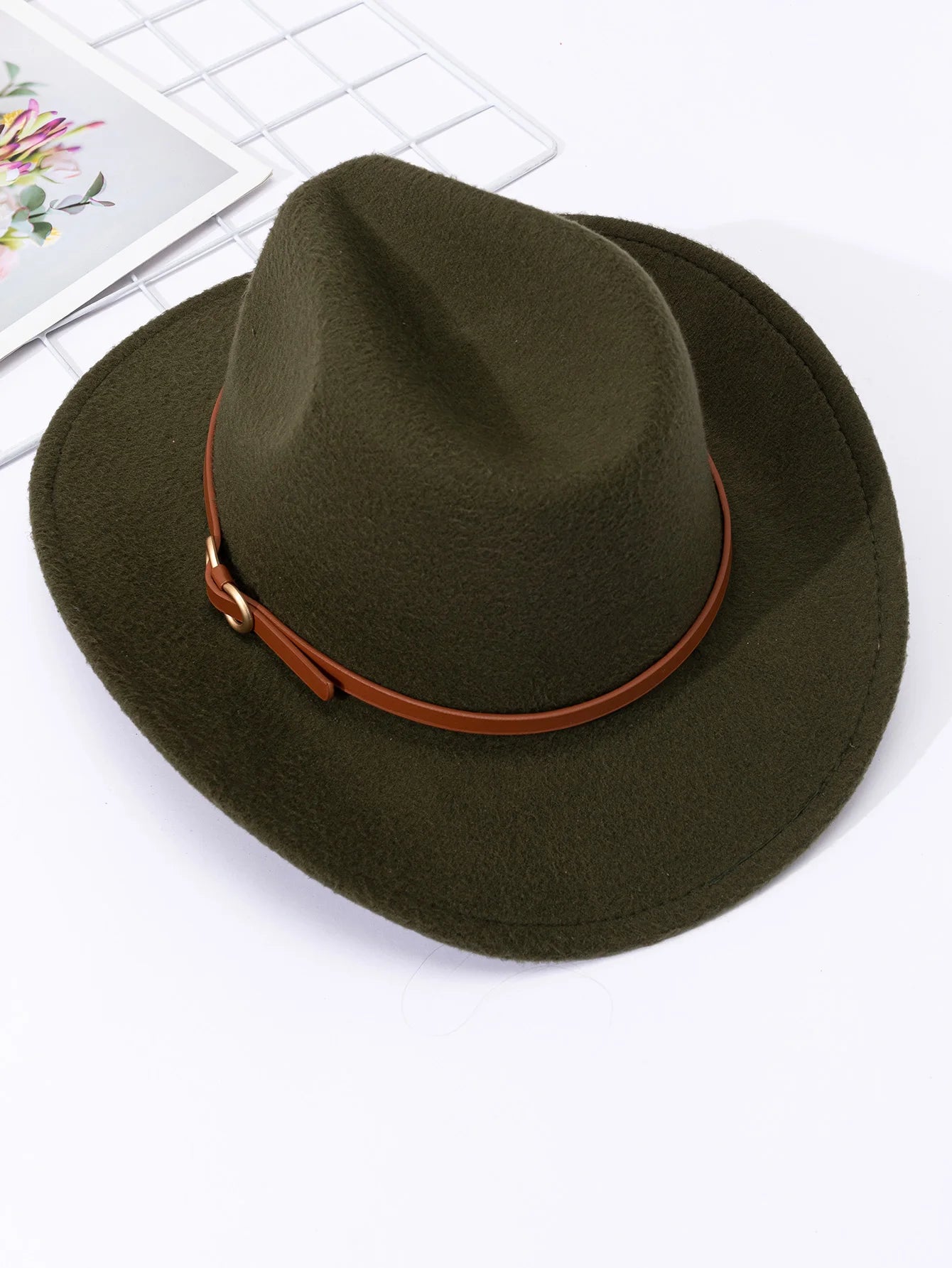 Considered Soft Felt Fedora with Belt Band